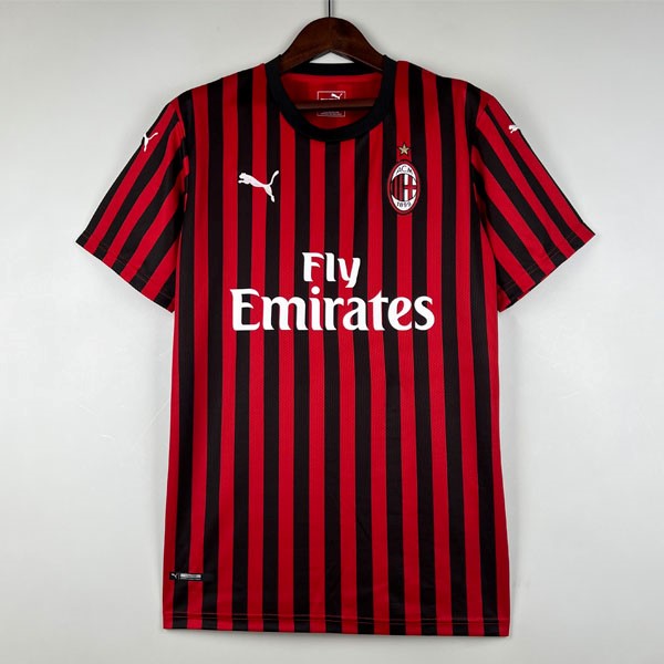 Tailandia Camiseta AC Milan Primera Equipación Retro 2019-2020